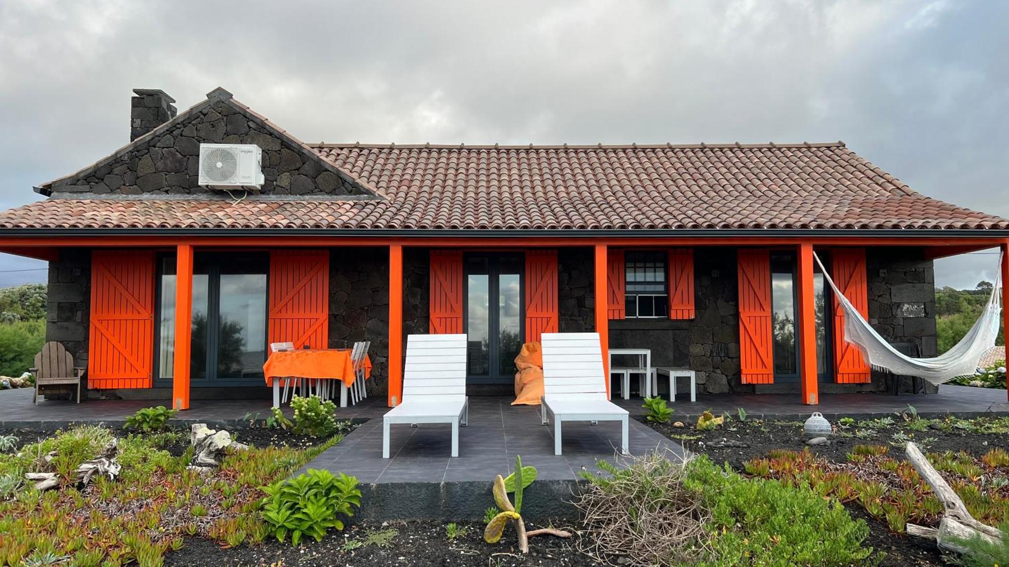 Casa Baleia Laranja Ocean-Front Madalena (Azores) Exterior foto